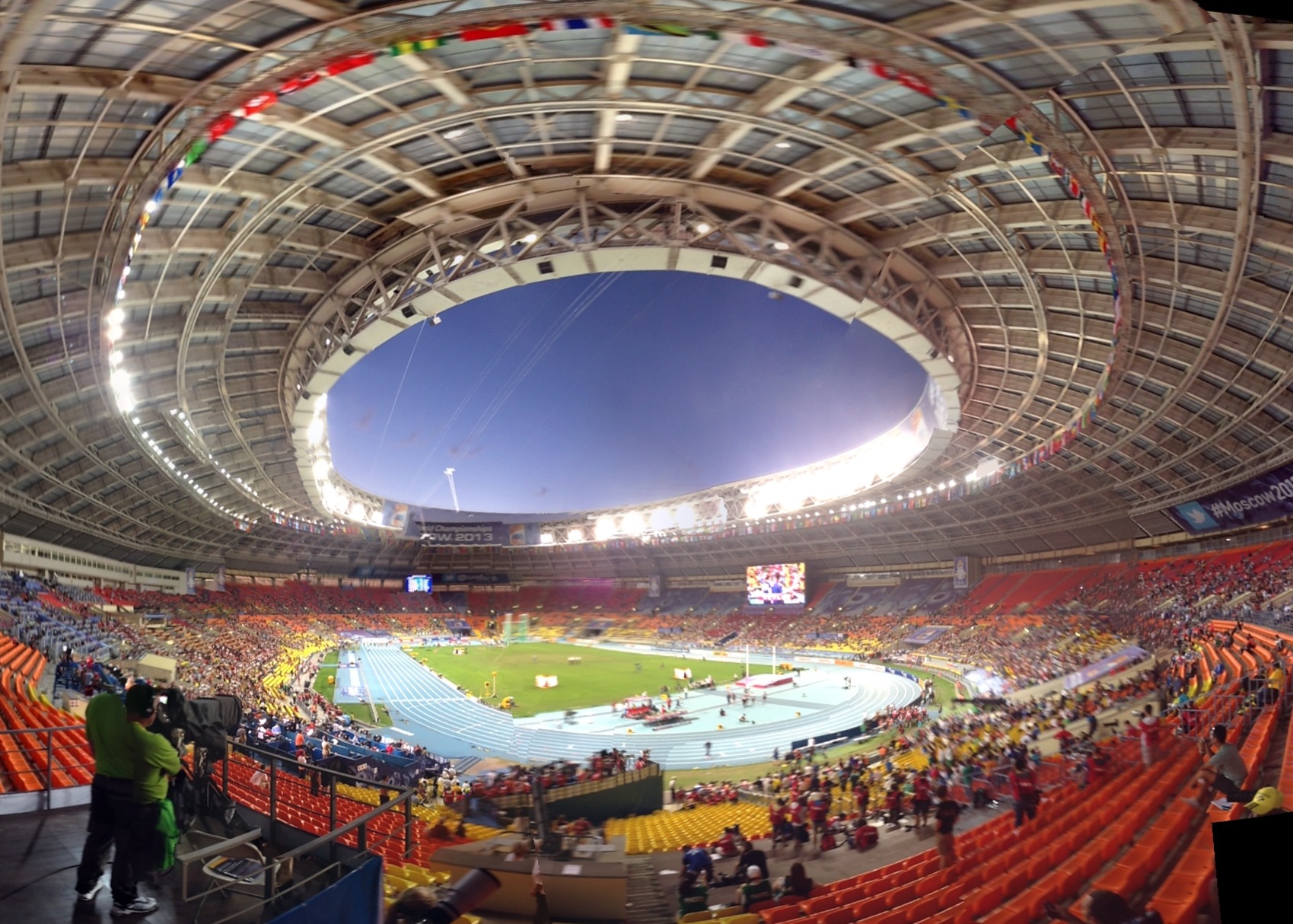 Broadcast venue environment in Moscow 2013